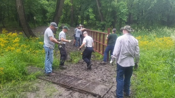 new bridge installation